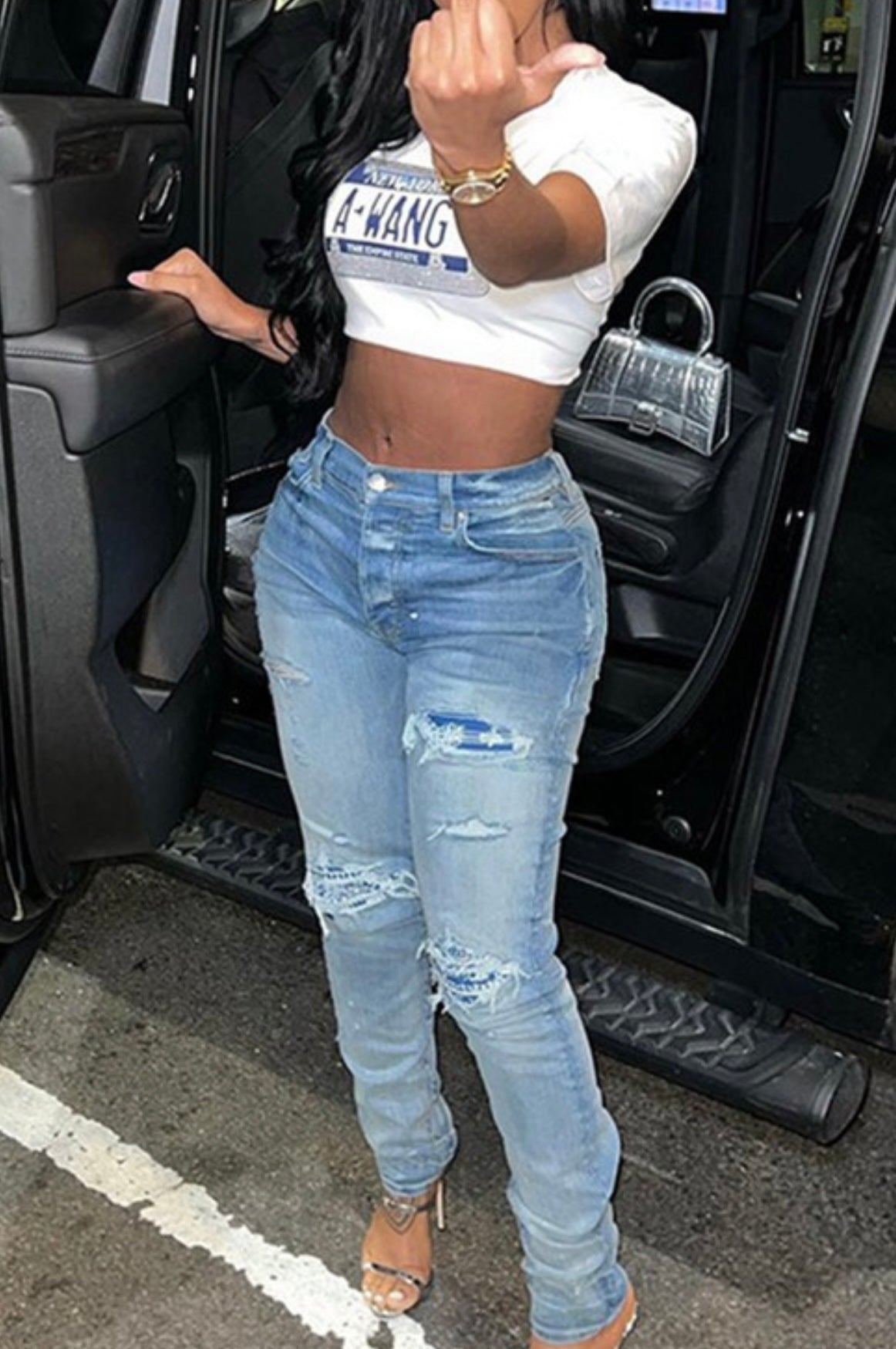 A Wang Baddie Shirt - Baddie Kouture Boutique