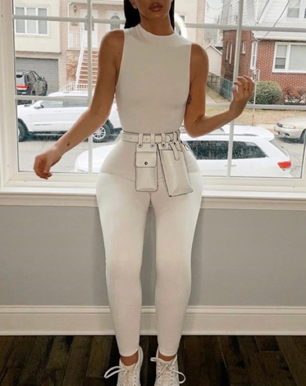 Ms. Snow Baddie Jumpsuit - Baddie Kouture Boutique