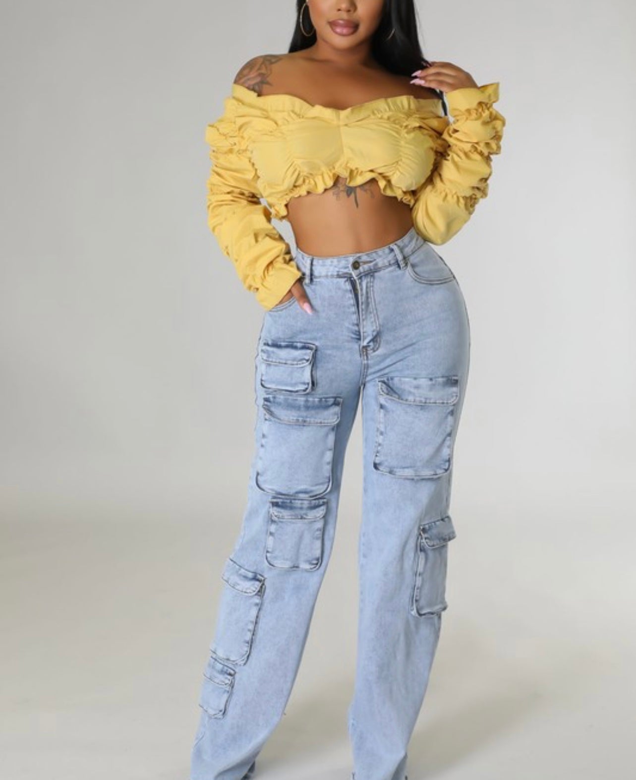 Savanna Ruched Baddie Top - Baddie Kouture Boutique