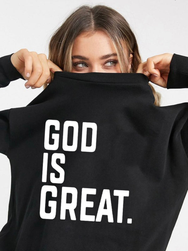 God is Great Baddie Sweater