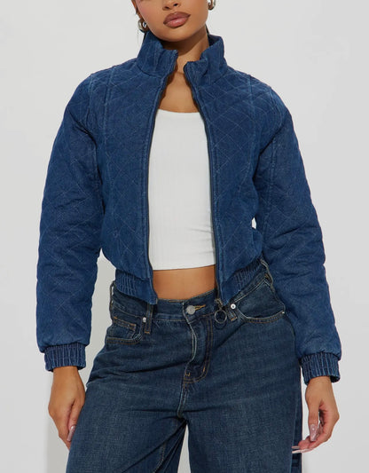Jeana Quilted Baddie Bomber Jacket