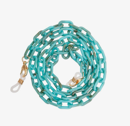 The Turquoise Baddie Sunglasses Link Chain
