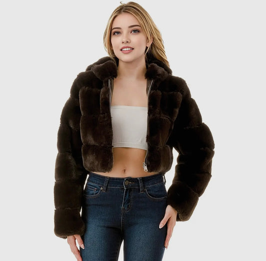 Luxe Baddie Faux Fur Hoodie