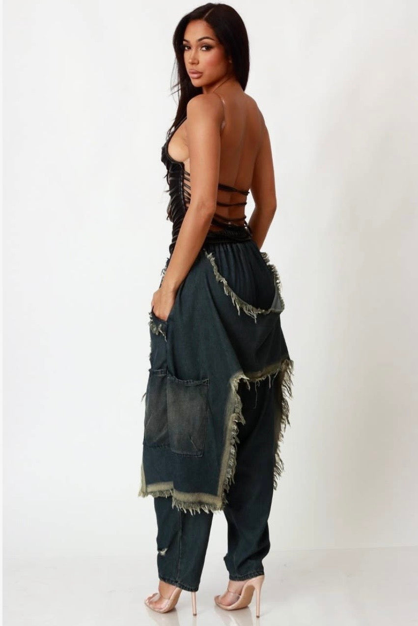 Street Glam Baddie Harlem Pants - Baddie Kouture Boutique 