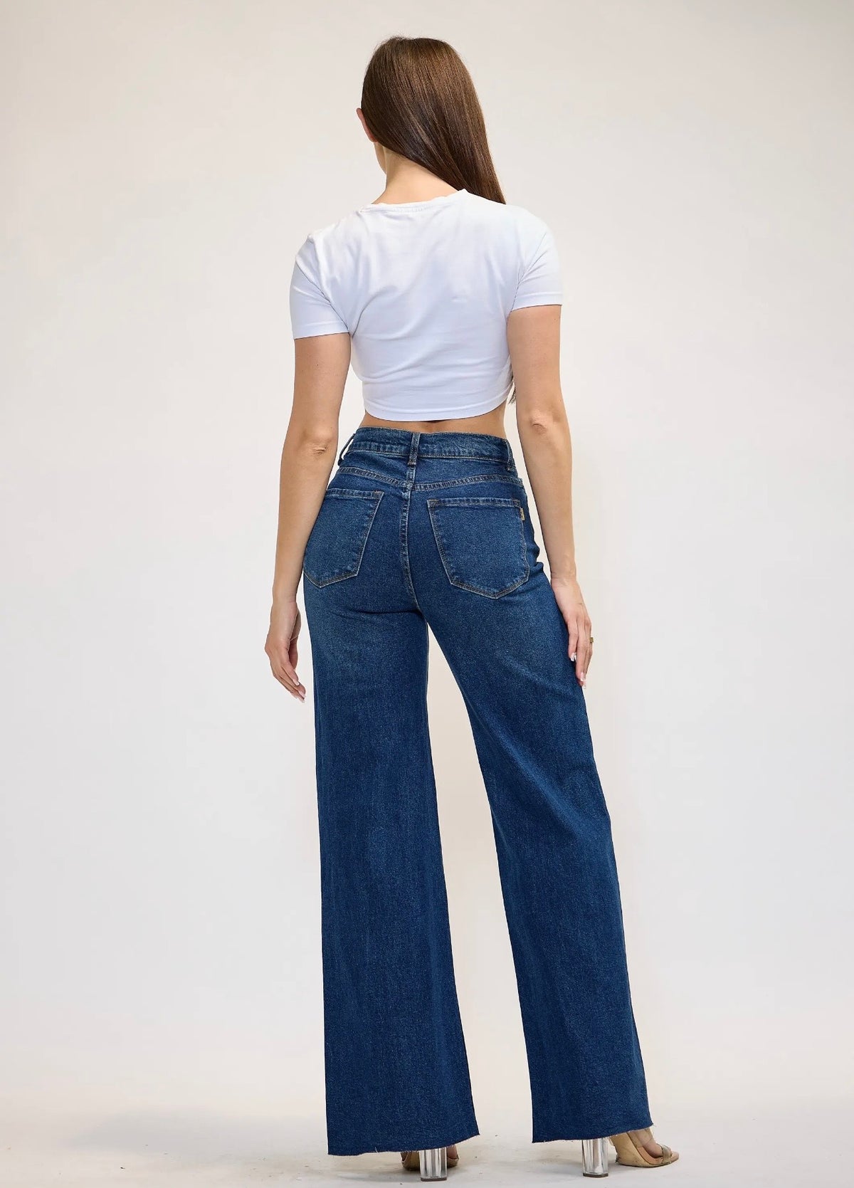 Blue Hour Baddie Wide-Leg Jeans.