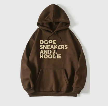Dope Sneakers and a Hoodie Sweater