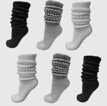 Baddie Thick Heavy Extra Long Slouch Socks