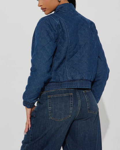 Jeana Quilted Baddie Bomber Jacket