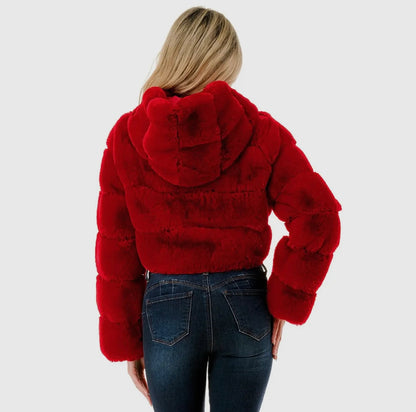 Luxe Baddie Faux Fur Hoodie