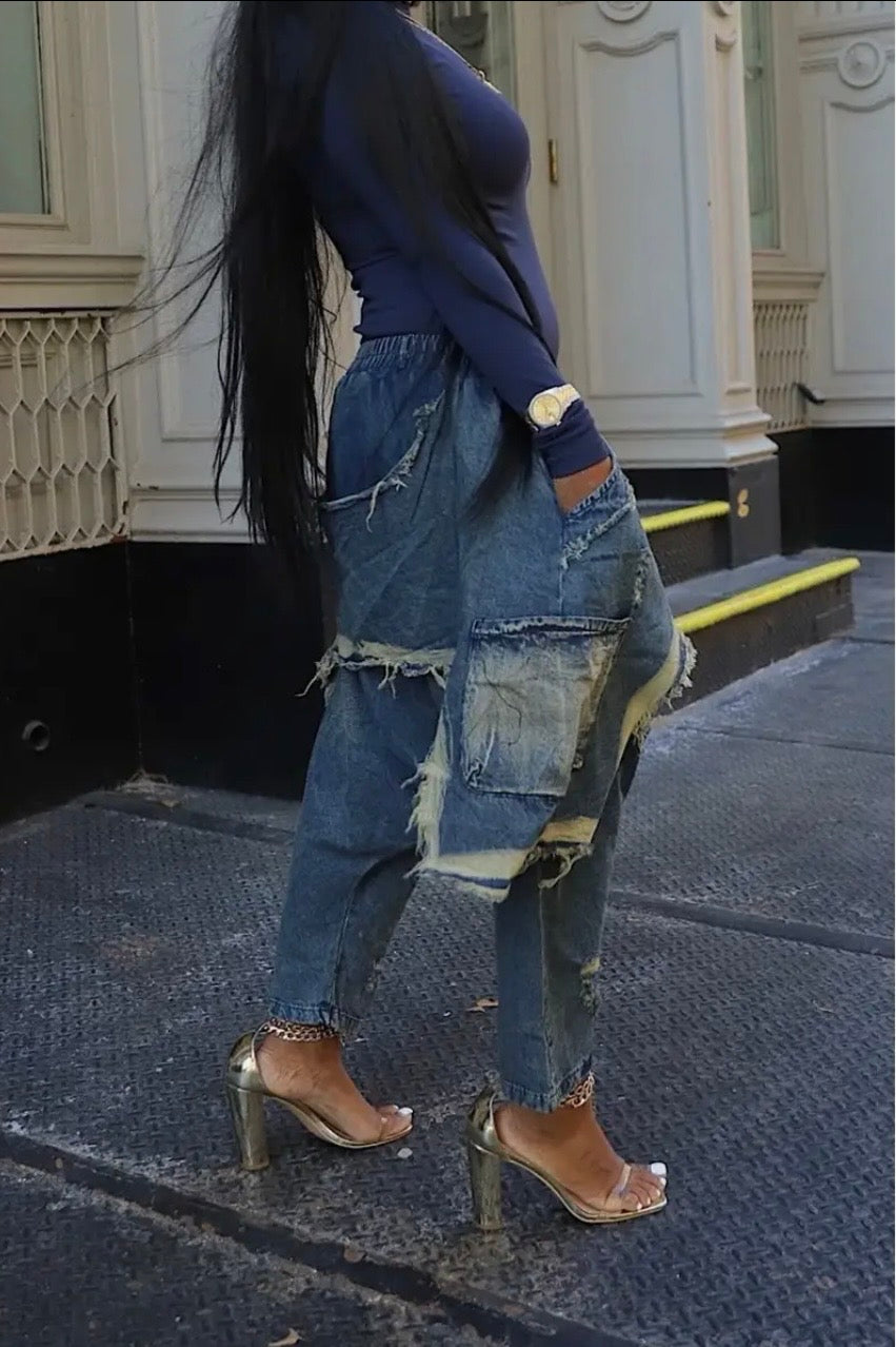 Street Glam Baddie Harlem Pants - Baddie Kouture Boutique 