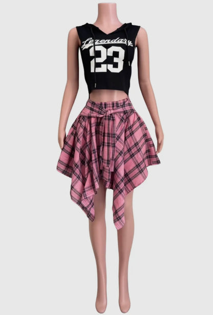 Pasha Handkerchief Baddie Skirt - Baddie Kouture Boutique 
