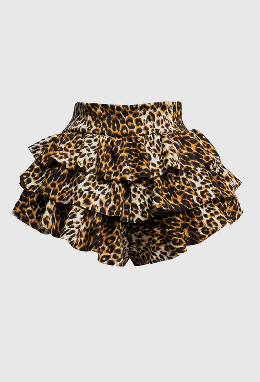 Leopard Baddie Shorts