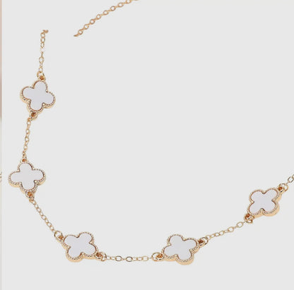 My lucky Charm Necklace and Bracelet Baddie Set