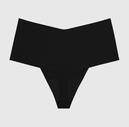 High Waisted Seamless Baddie Ice Silk Thong