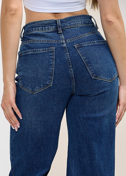 Blue Hour Baddie Wide-Leg Jeans.