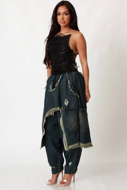 Street Glam Baddie Harlem Pants - Baddie Kouture Boutique 