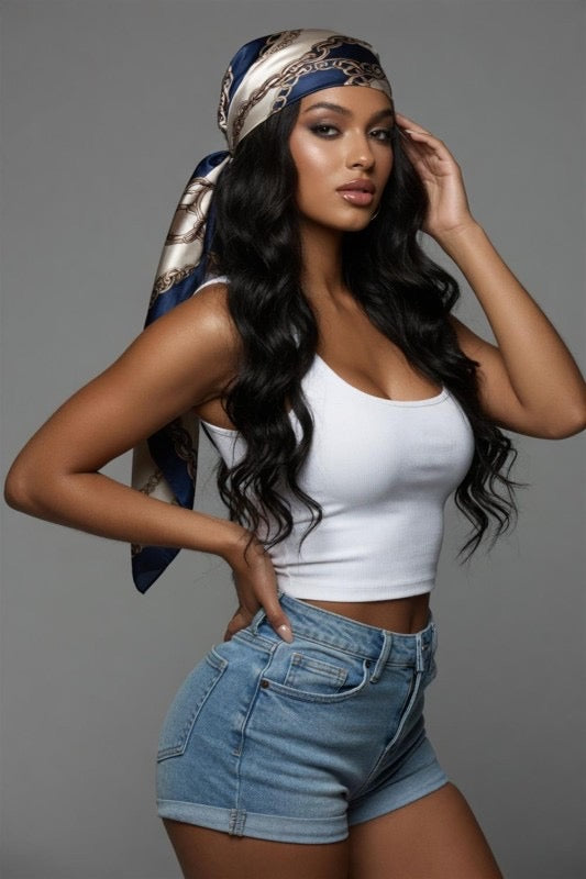 Baddie Link Satin Scarves - Baddie Kouture Boutique 
