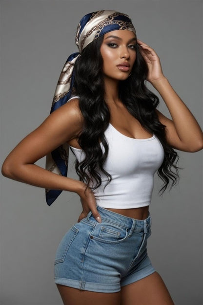 Baddie Link Satin Scarves - Baddie Kouture Boutique 