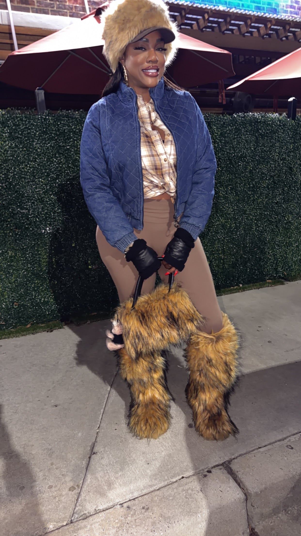 Jeana Quilted Baddie Bomber Jacket - Baddie Kouture Boutique 