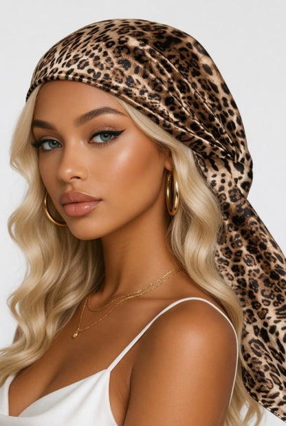 Cheetah Girl Baddie Scarf - Baddie Kouture Boutique 