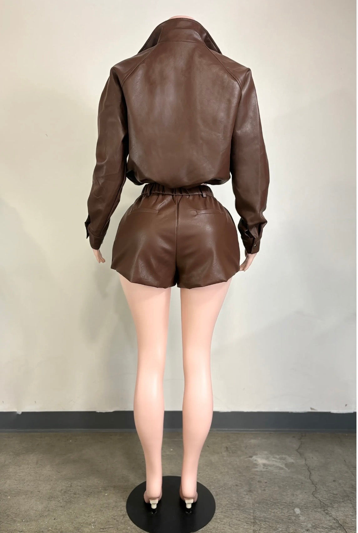 Chocolate Baddie Moto Jacket - Baddie Kouture Boutique 