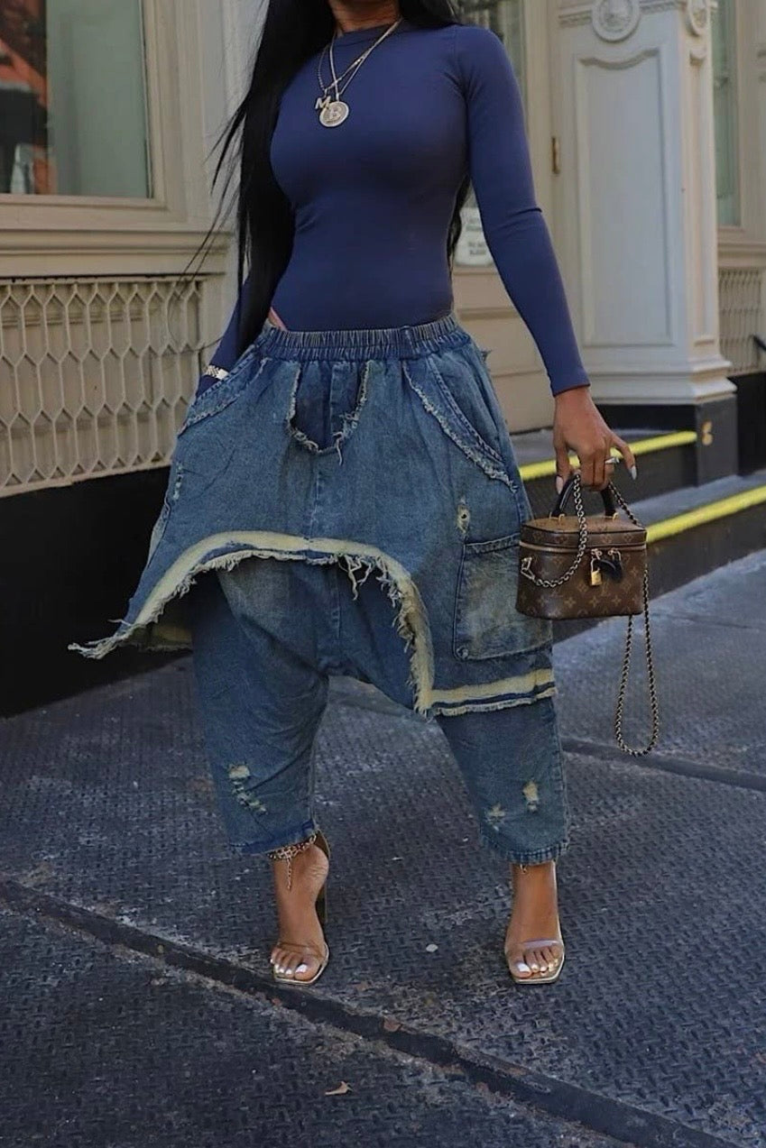 Street Glam Baddie Harlem Pants - Baddie Kouture Boutique 