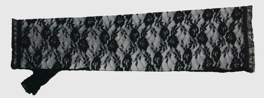 Baddie Fingerless Full Length Lace Gloves
