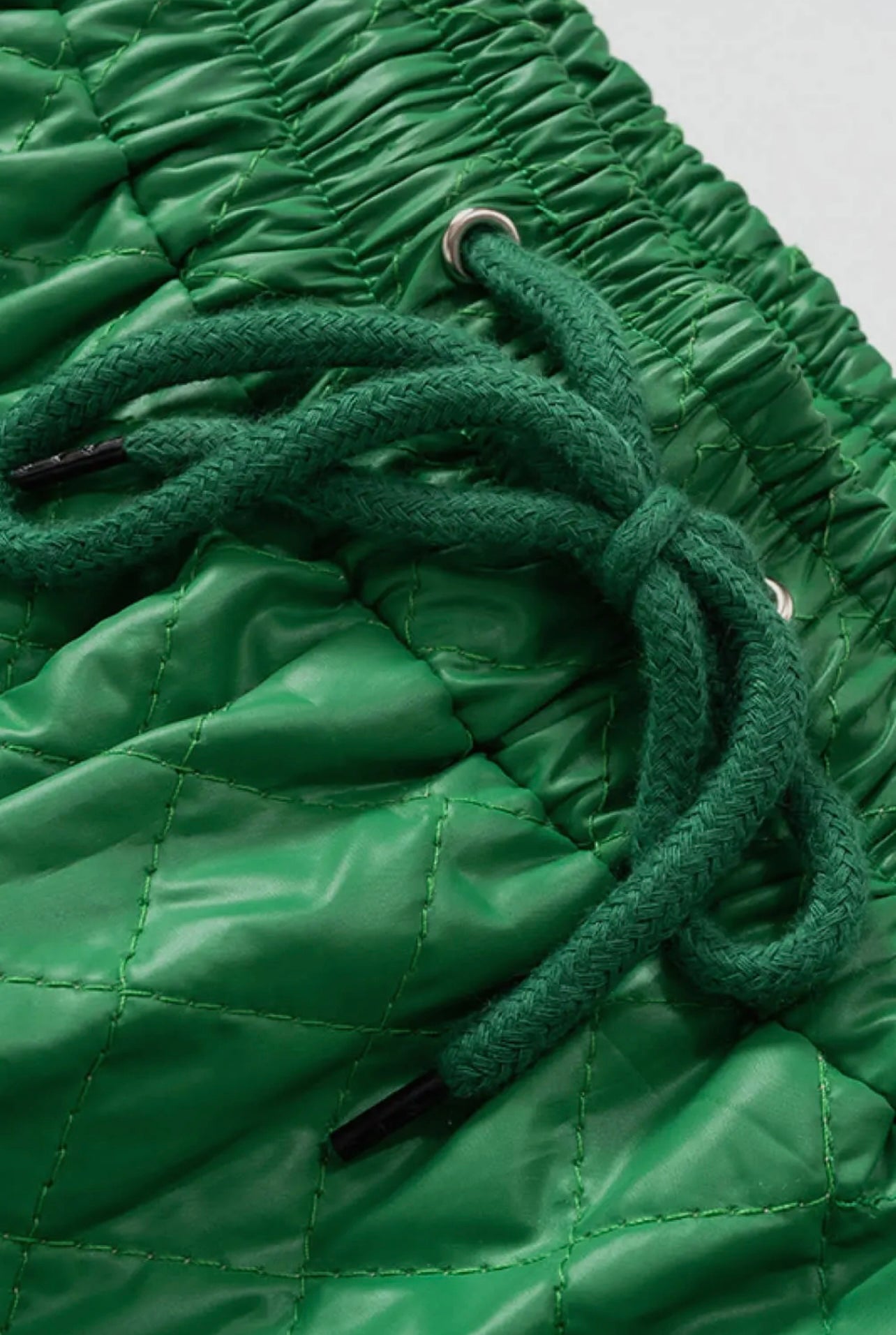 Green Baddie Puff Pants