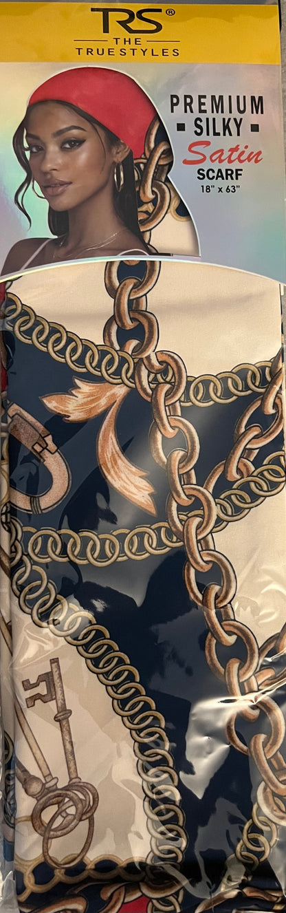 Baddie Link Satin Scarf - Baddie Kouture Boutique 