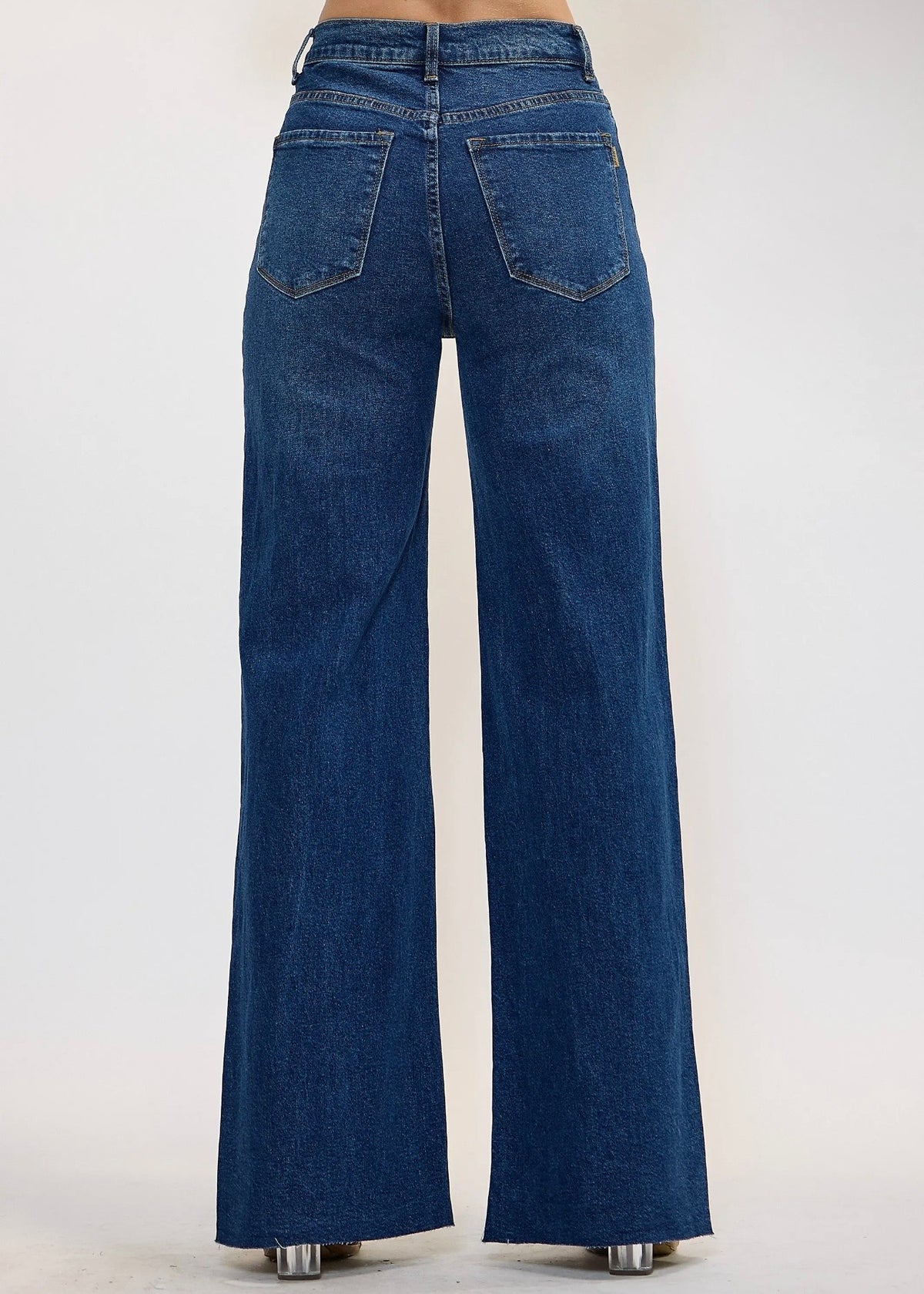 Blue Hour Baddie Wide-Leg Jeans.