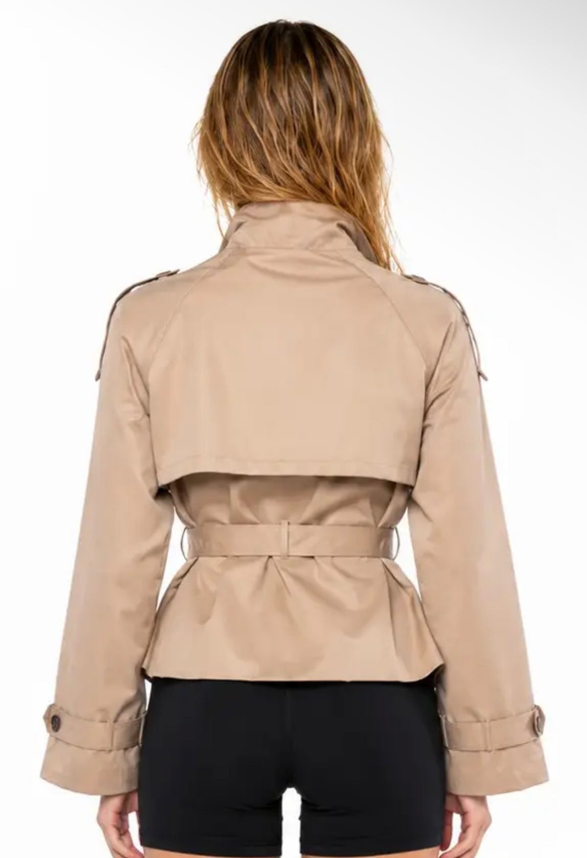Baddie in the City Belted Jacket