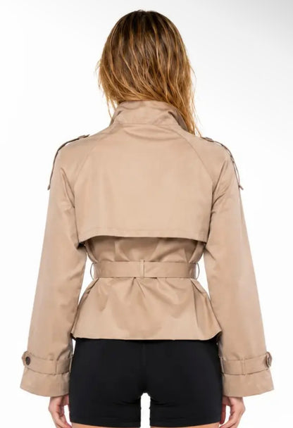 Baddie in the City Belted Jacket