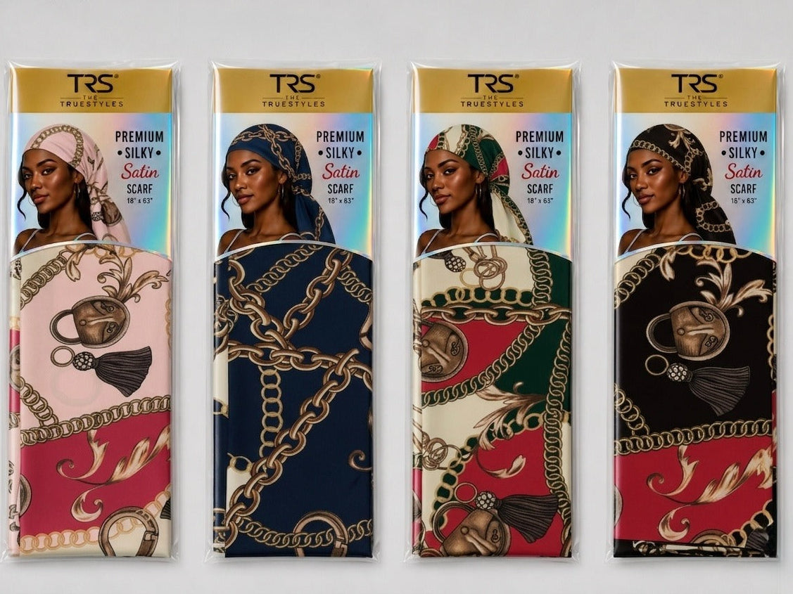 Baddie Link Satin Scarves - Baddie Kouture Boutique 
