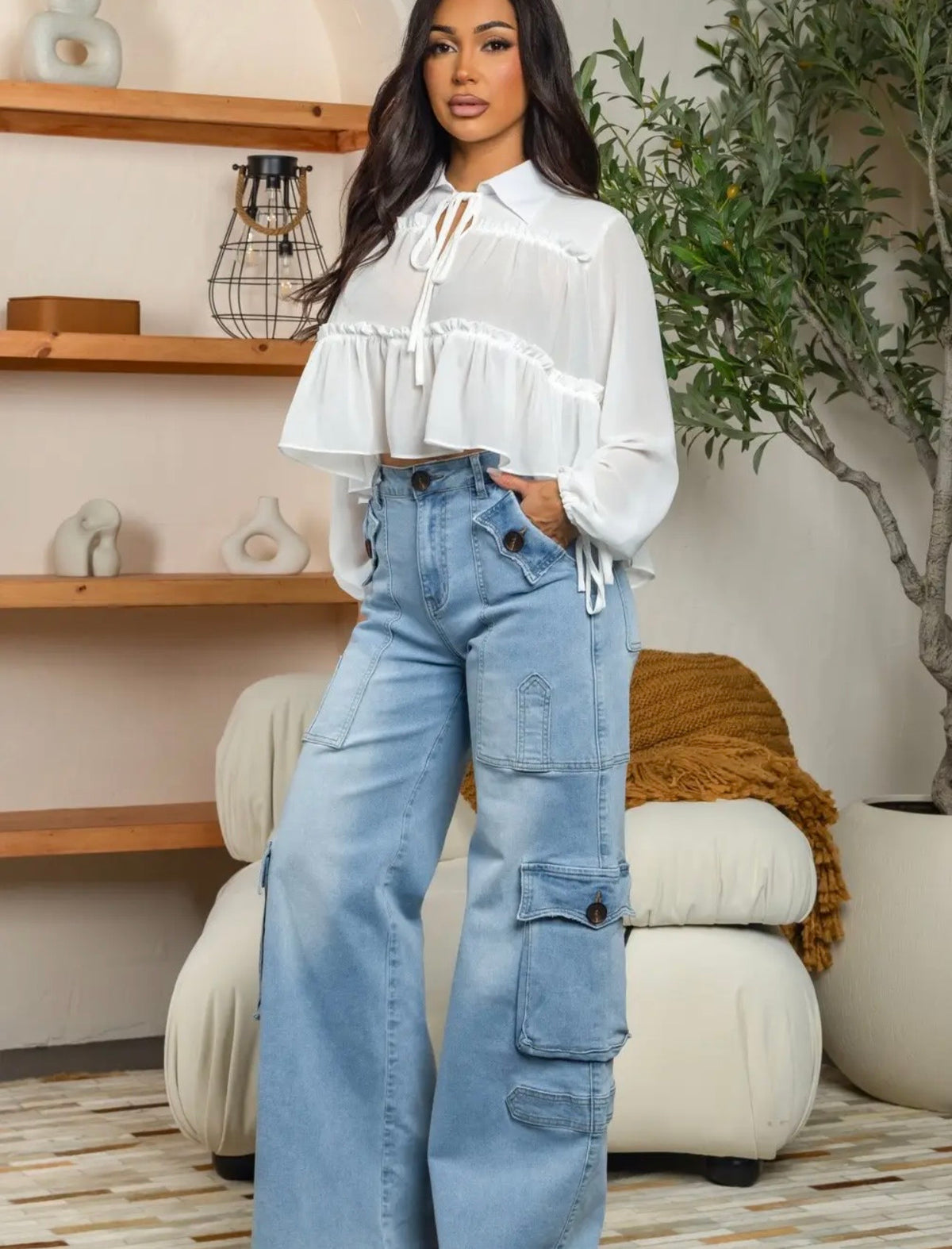 Cargo Cutie Baddie Jeans
