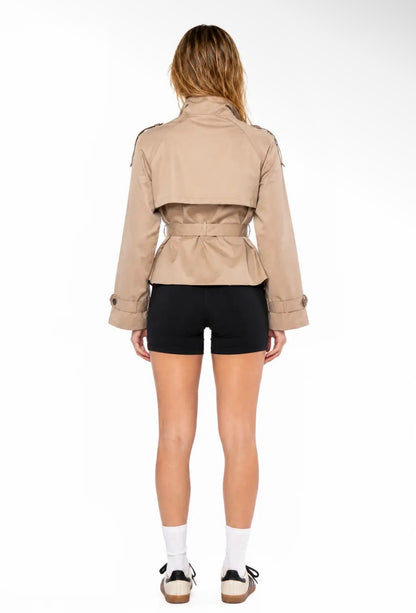 Baddie in the City Belted Jacket
