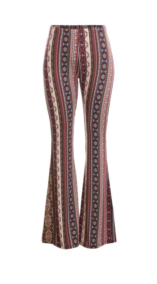 Boho Baddie Bell Pants - Baddie Kouture Boutique 