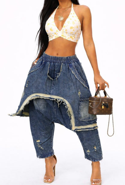 Street Glam Baddie Harlem Pants - Baddie Kouture Boutique 