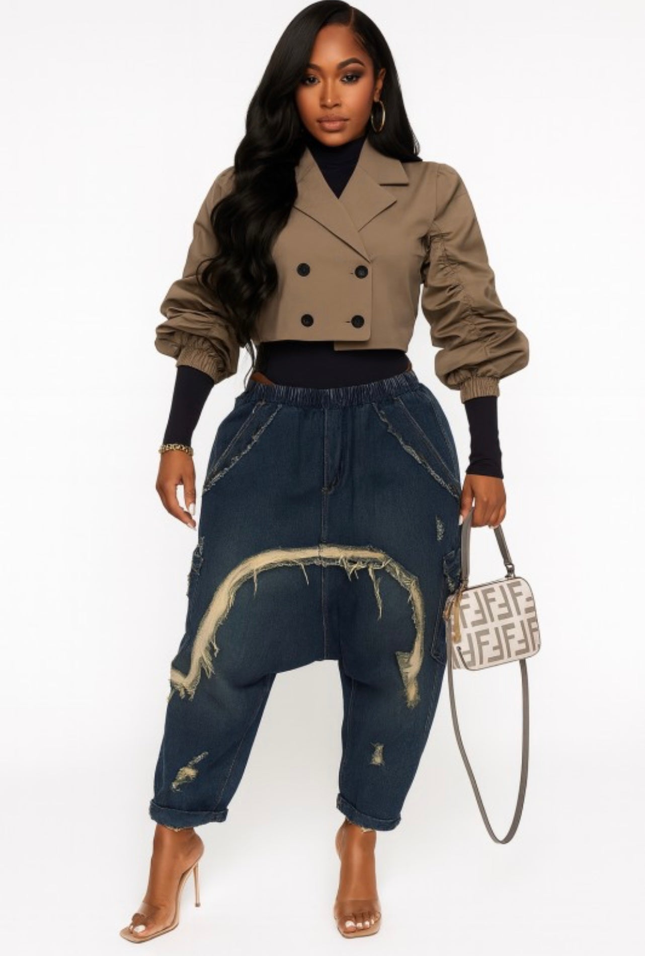 Street Glam Baddie Harlem Pants - Baddie Kouture Boutique 