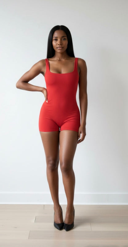 Ruby Kissed Baddie Romper
