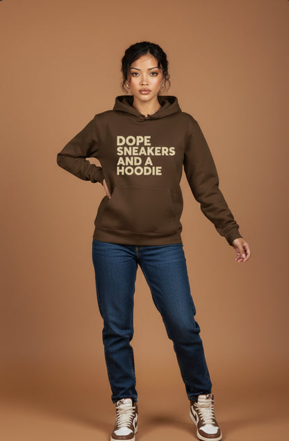 Dope Sneakers and a Hoodie Sweater