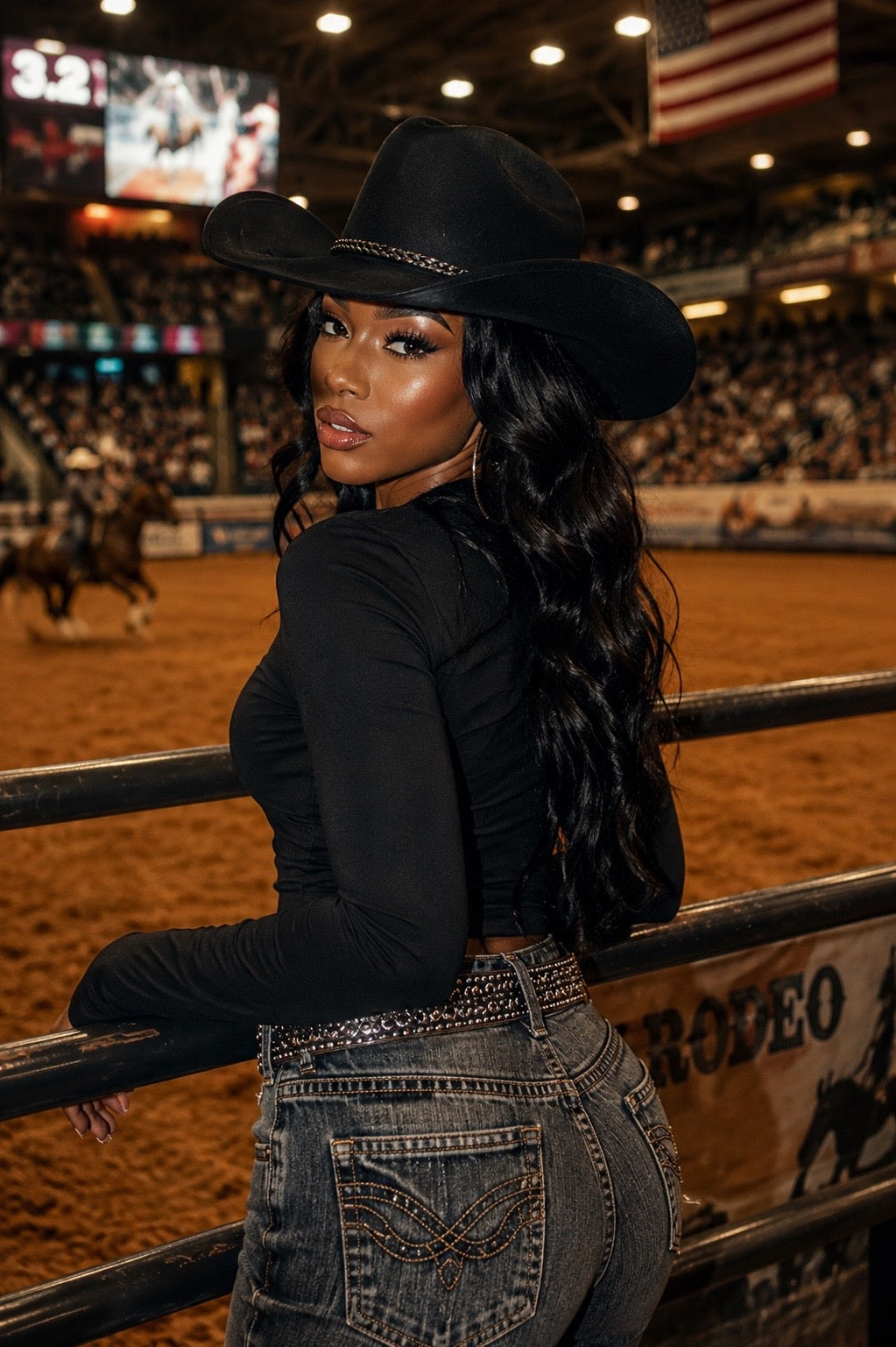 Wild Wild West Baddie Western Hat