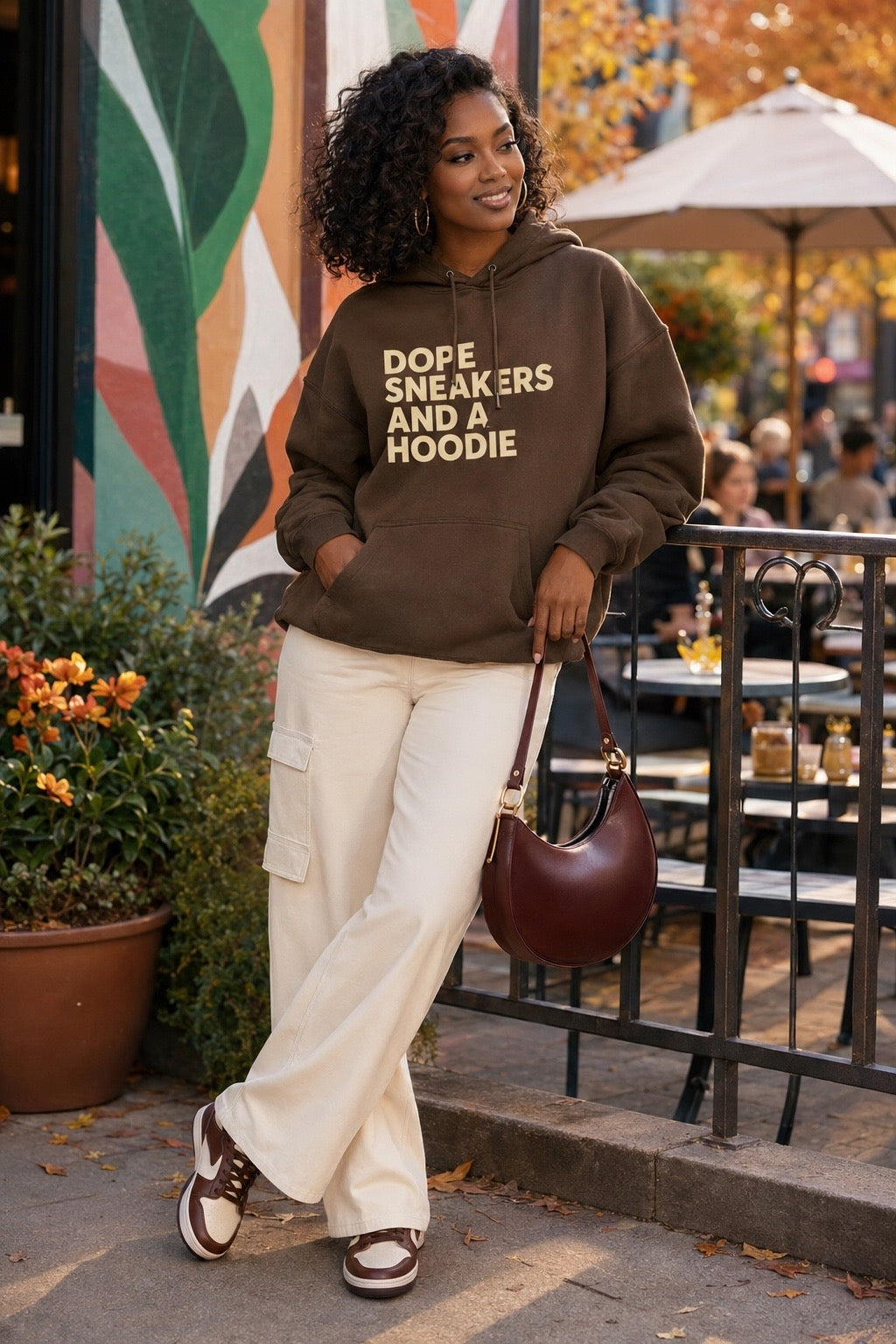 Dope Sneakers and a Hoodie Sweater