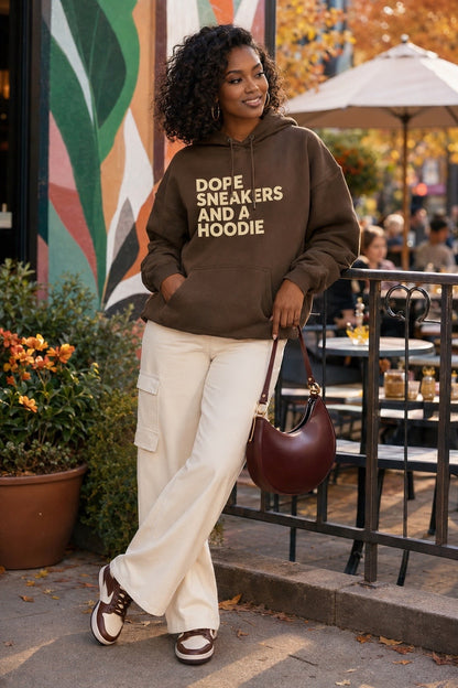 Dope Sneakers and a Hoodie Sweater