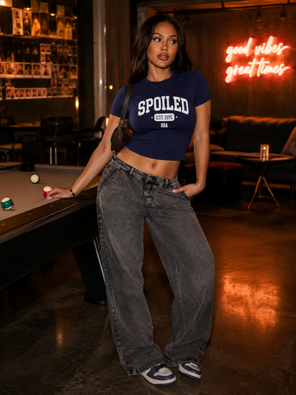Spoiled Baddie Crop Top