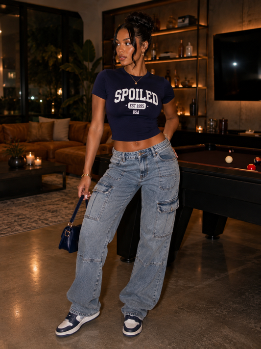 Spoiled Baddie Crop Top