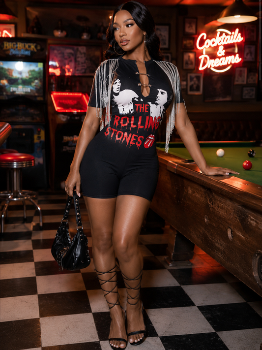 The Rolling Stones Baddie Jumpsuit