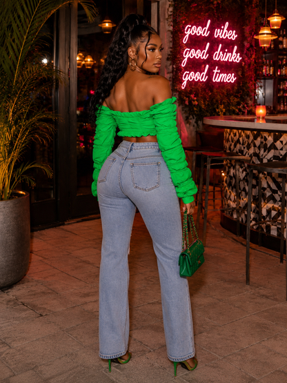 Savanna Ruched Baddie Top