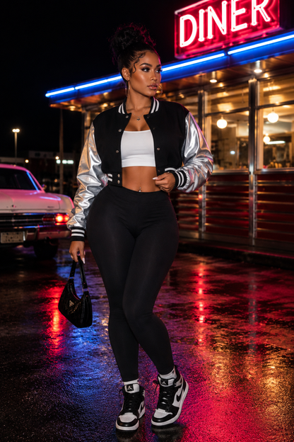 That Girl Baddie Varsity Jacket