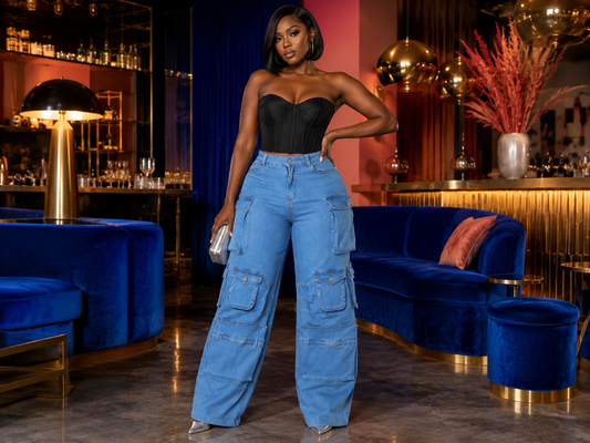 Billie Cargo Baddie Jeans