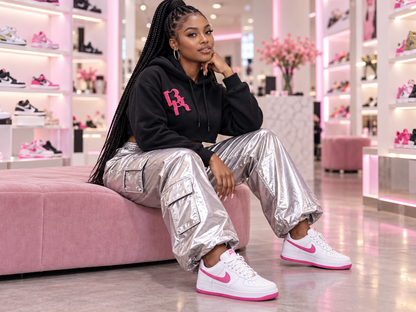 Baddie Kouture Hoodie Crop Sweater